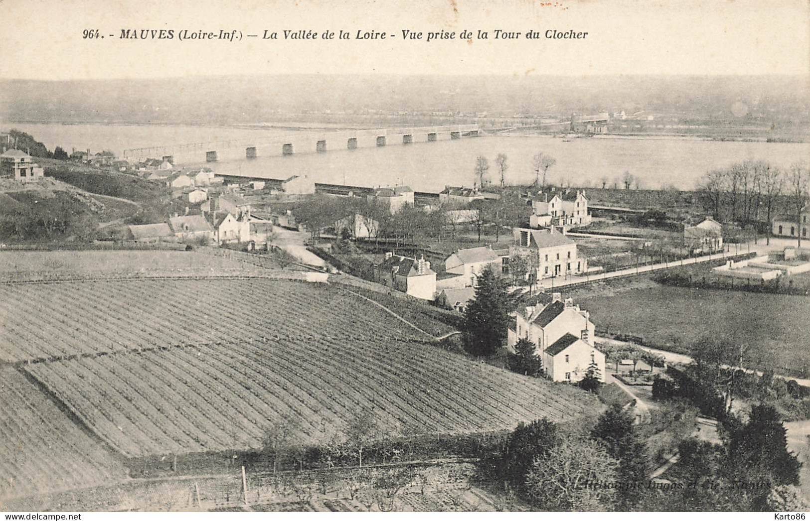 Mauves * Vue Du Village , Prise De La Tour Du Clocher  - Mauves-sur-Loire