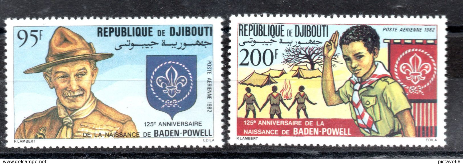 DJIBOUTI /ORGANISATION/SCOUTISME/ PA N° 169 & 170 * * - Djibouti (1977-...)