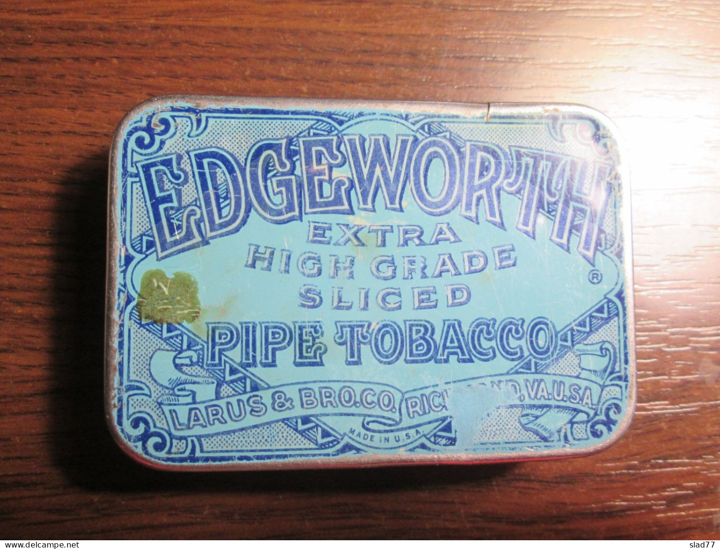 Vintage EDGEWORTH PipeTobacco Tin Box - Empty Tobacco Boxes
