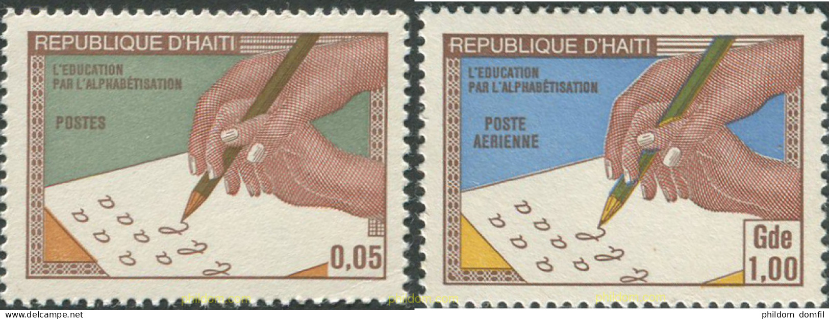 703392 MNH HAITI 1969 CAMAPAÑ A FAVOR DE LA EDUCACION - Haïti