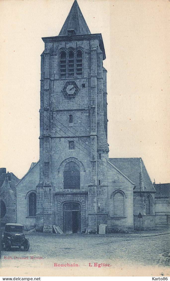 Bouchain * La Place De L'église Du Village  - Bouchain