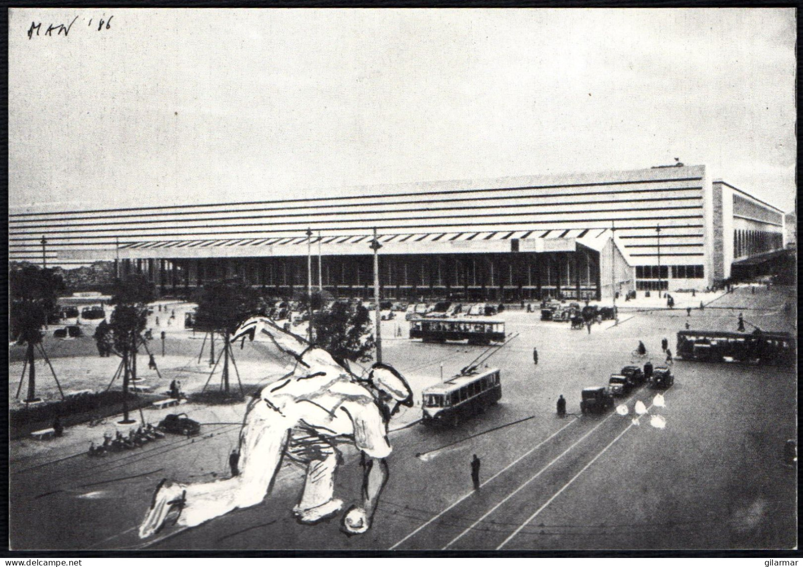 BOWLS - ITALIA ROMA 1986 - CAMPIONATI ITALIANI DI BOCCE - CARTOLINA UFFICIALE - STAZIONE TERMINI - A - Boule/Pétanque