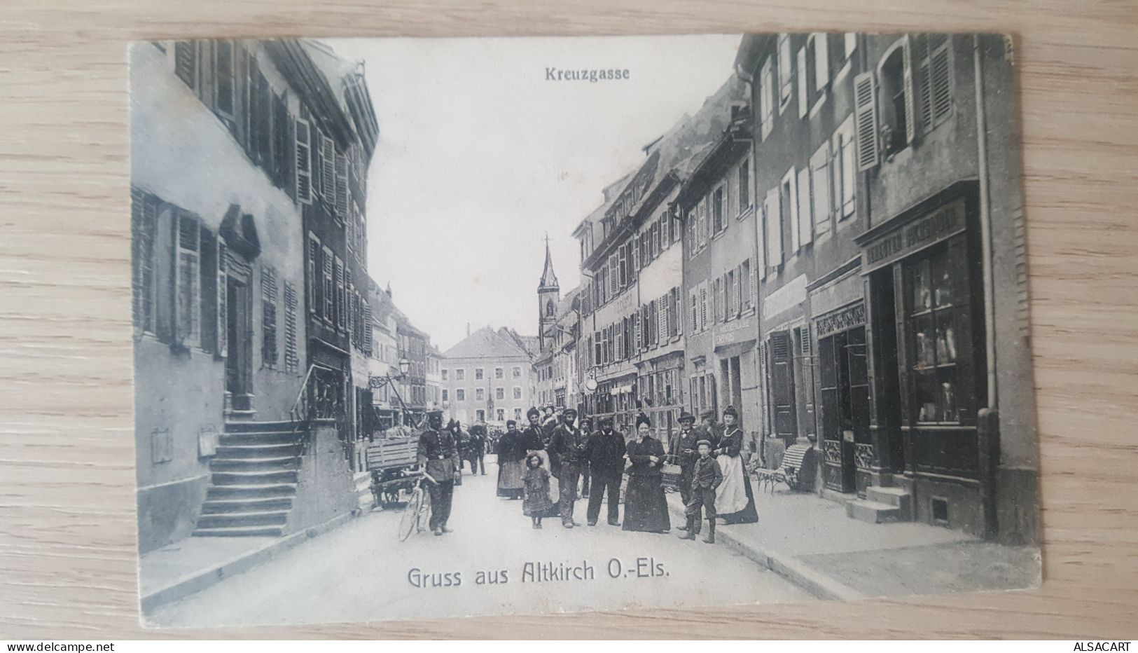 Altkirch Rue De La Croix , Kreuzgasse , Commerce Librairie - Altkirch