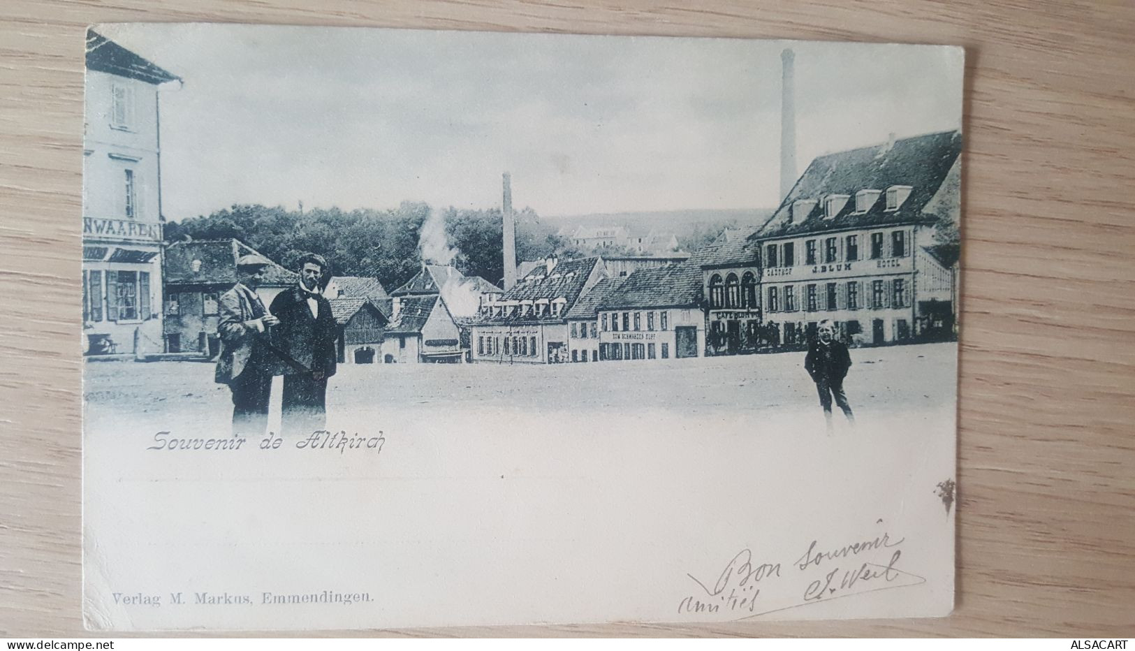 Souvenir De Altkirch  , Cachet Train 740 - Altkirch