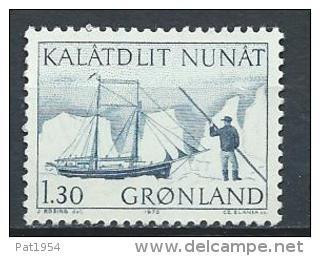 Groënland 1975 N°81 Neuf Transports Postaux  Bateau - Neufs