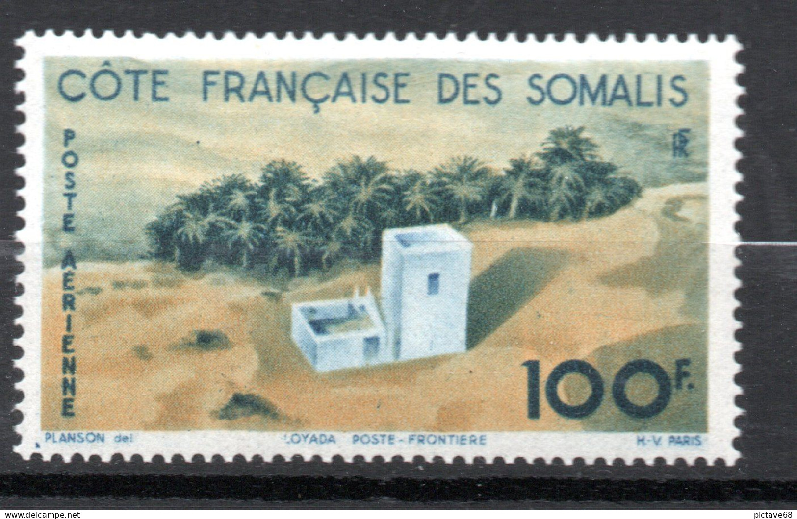 COTE FRANCAISE DES SOMALIS /  PA  N° 21 Neuf  * * - Ongebruikt