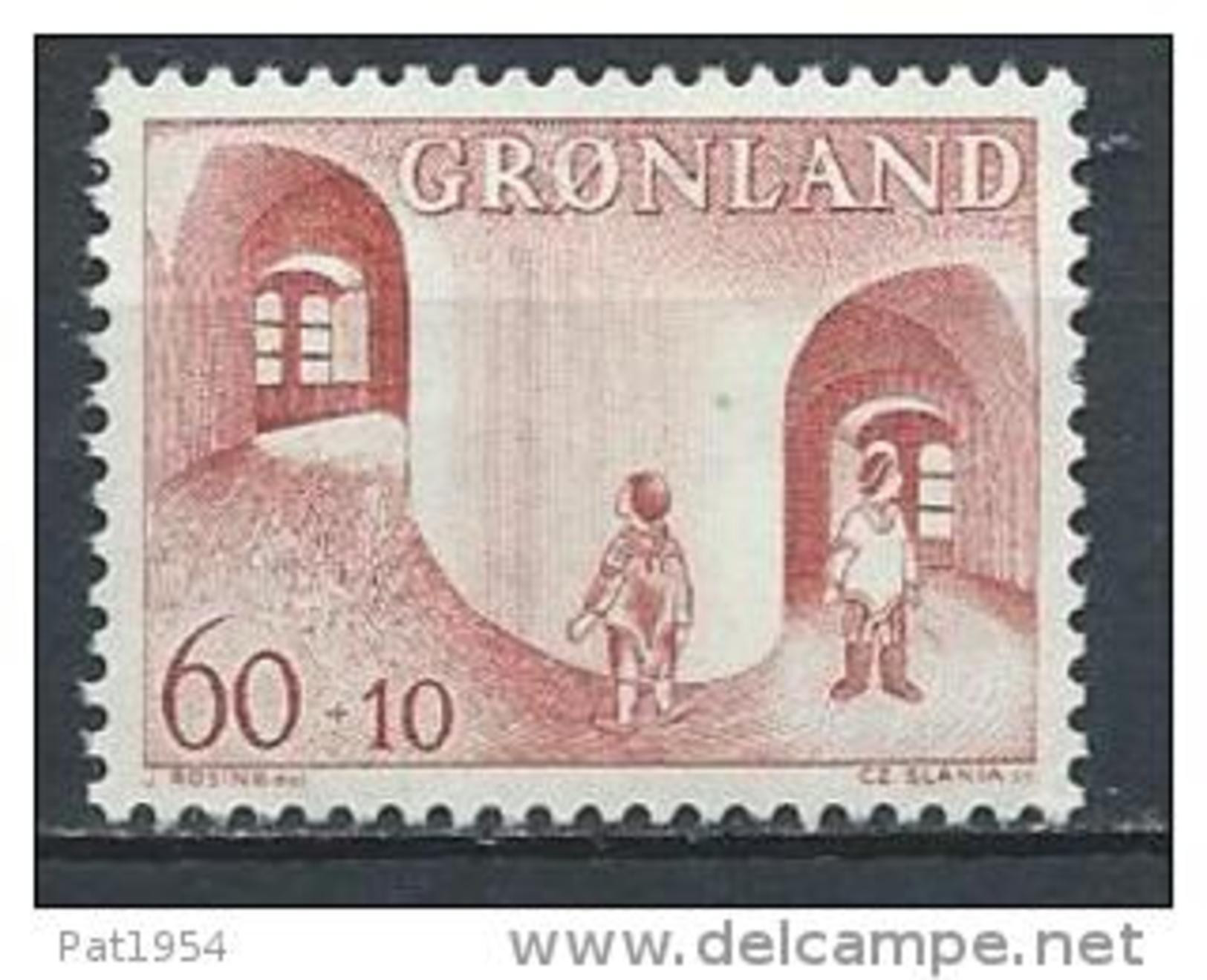 Groënland 1968 N°60 Neuf Surtaxe Pour L'enfance - Nuovi