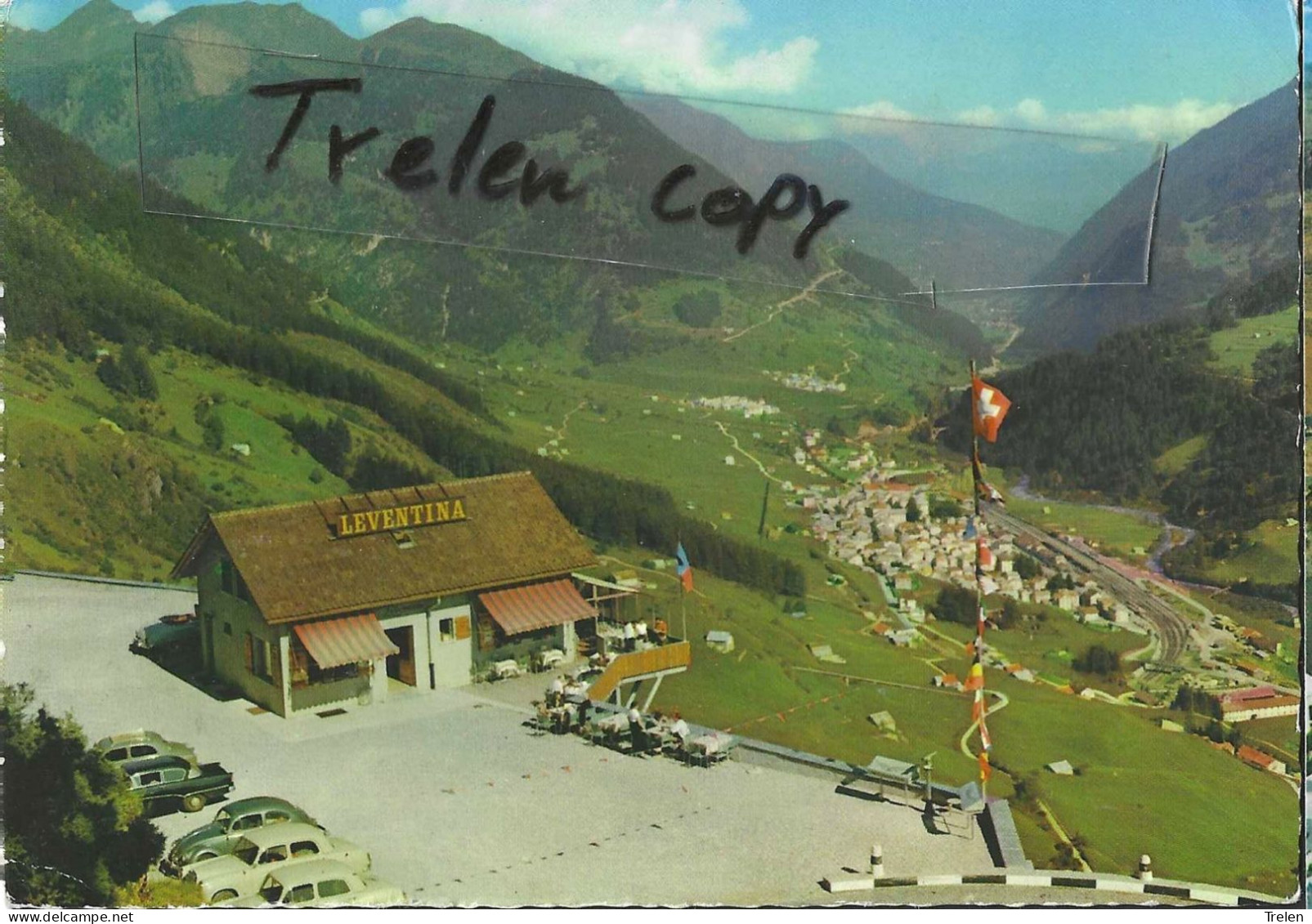 Suisse, Schweiz, St. Gotthard, Restaurant Leventina, 1969,  Décrit, Gelaufen - Laufen-Uhwiesen 