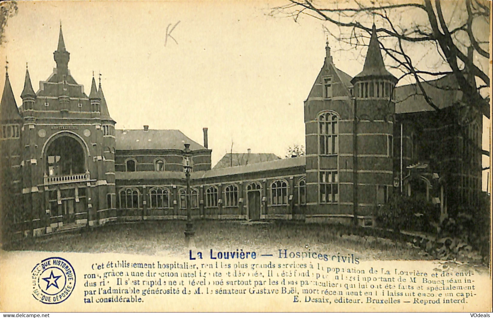 Belgique - Hainaut - La Louvière - Hospices Civils - La Louviere