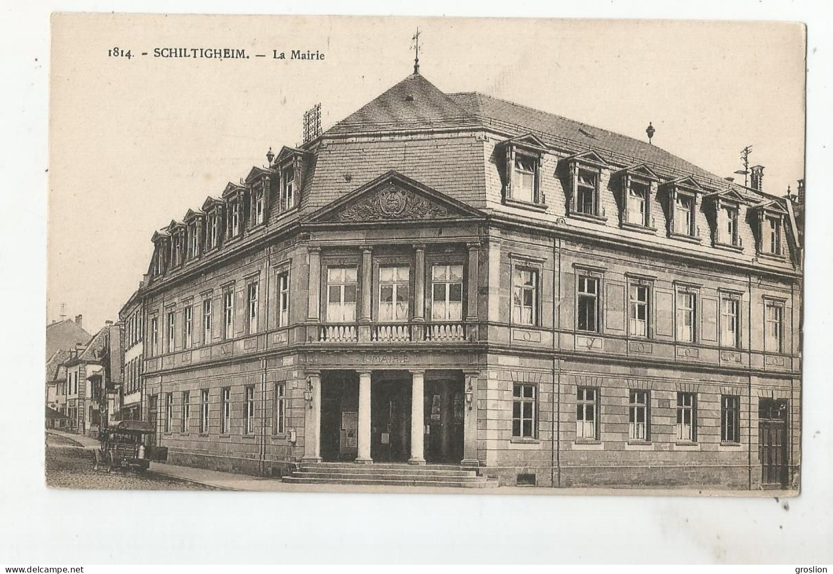 SCHILTIGHEIM 5BAS RHIN) 1814 LA MAIRIE - Schiltigheim