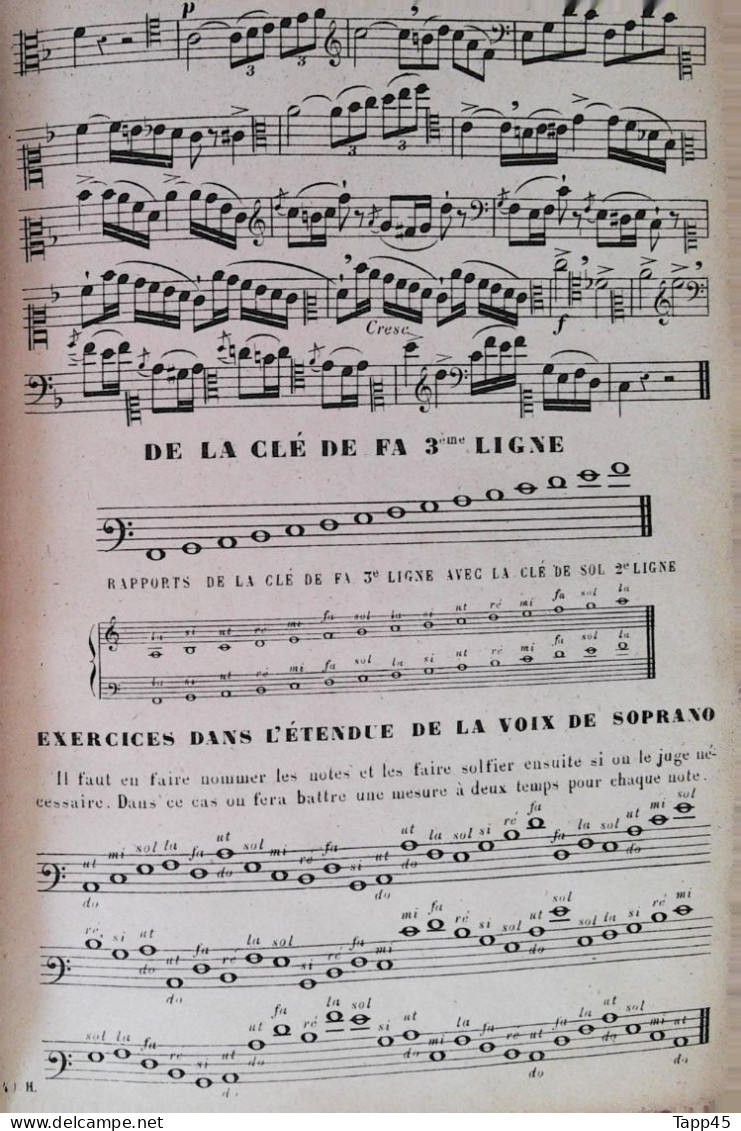 Carnet De Solfège  >  Réf:   5  T V19 - Etude & Enseignement