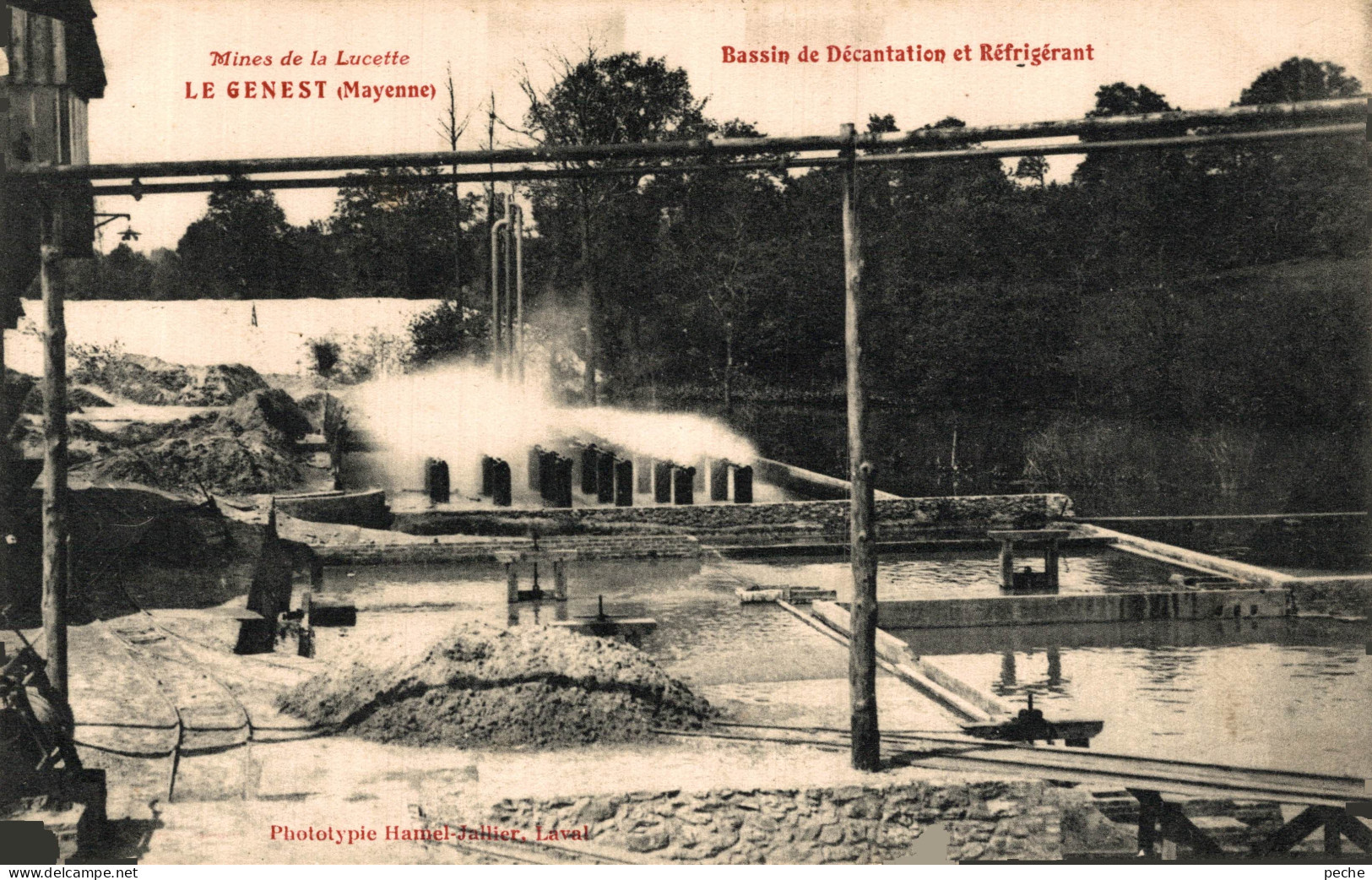 N°104111 -cpa Le Genest -bassin De Décantation Et Réfrigérant- - Mines