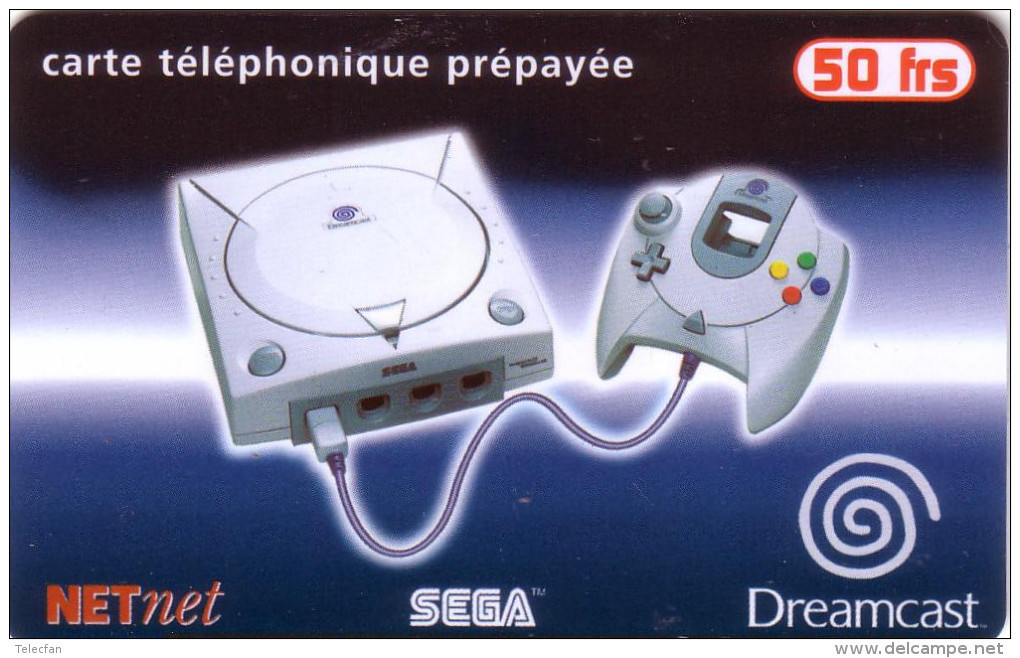 FRANCE PREPAID NET NET JEU GAME SEGA 50F NSB MINT IN BLISTER - Spiele