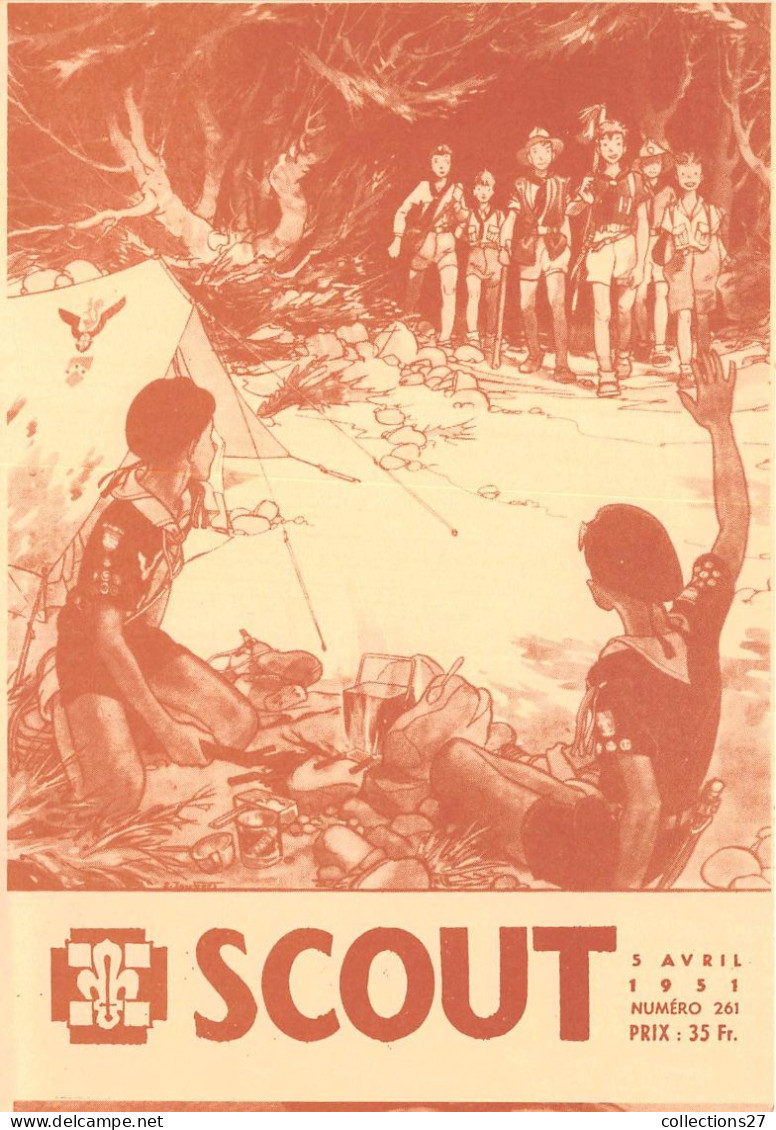 BUTTES- POCHETTE DE 8 CARTES DU JOURNAL "SCOUT " BIBLIOTHEQUE ET ARCHIVES SCOUTES - Buttes 