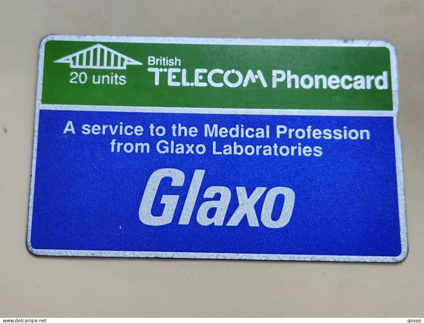 United Kingdom-(btm-001)GLAXO Laboratories(1)(20units)(807C17331)-price Cataloge Used-15.00£+1card Prepiad Free - BT Medizinische