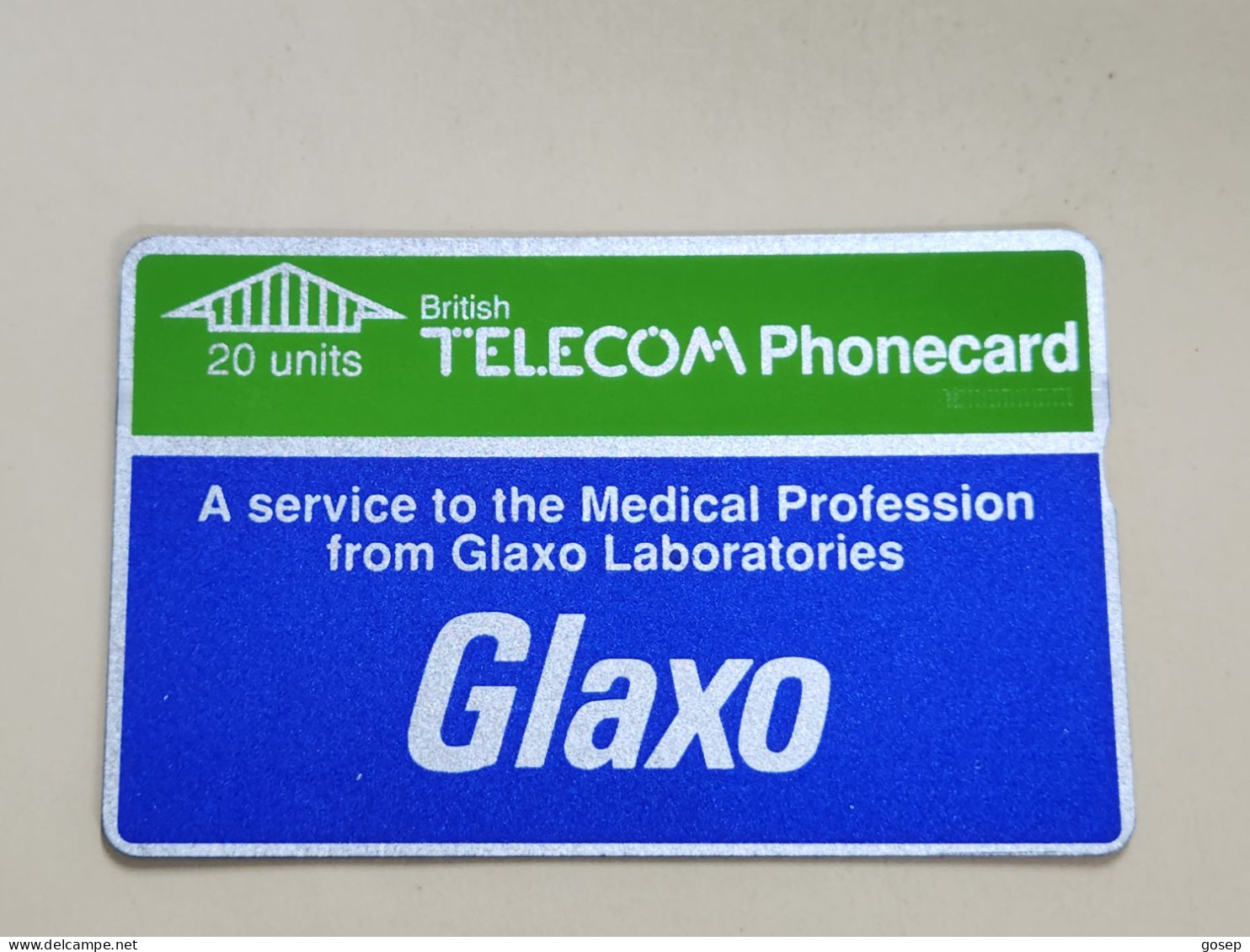 United Kingdom-(btm-001)GLAXO Laboratories(3)(20units)(807C47798)-price Cataloge Used-15.00£+1card Prepiad Free - BT Emissioni Mediche