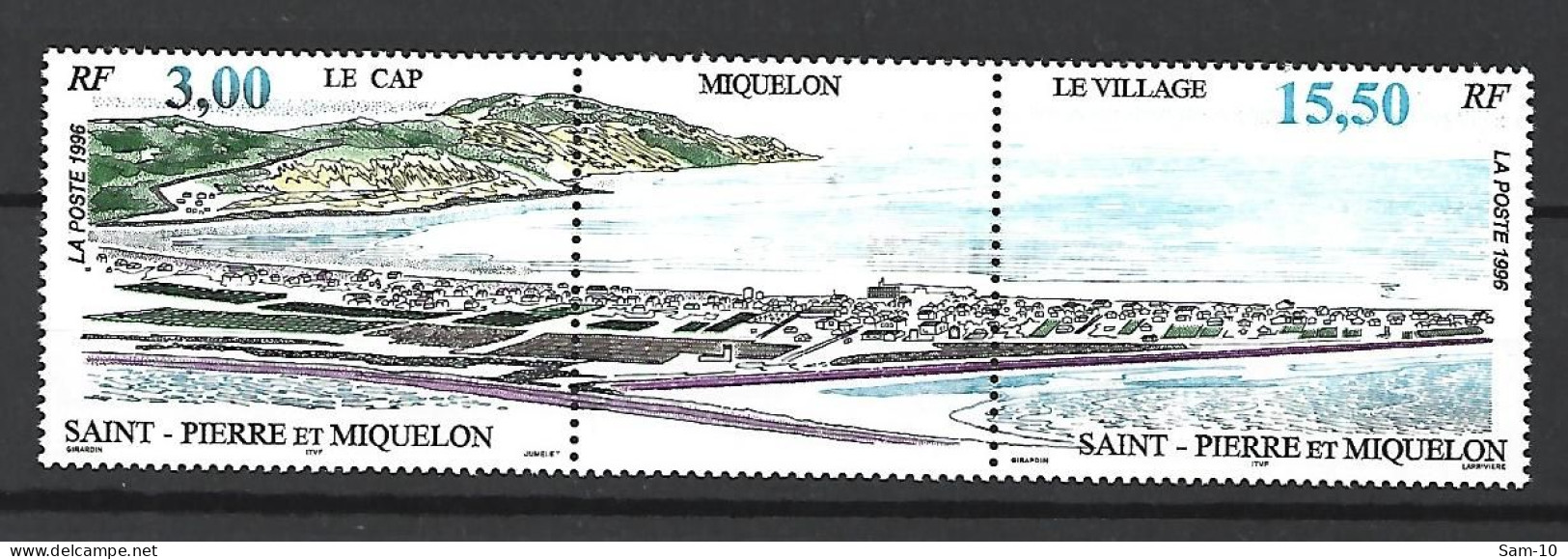 Timbre St Pierre Et Miquelon Neuf **  N 624 / 640 A Année 1996 - Volledig Jaar