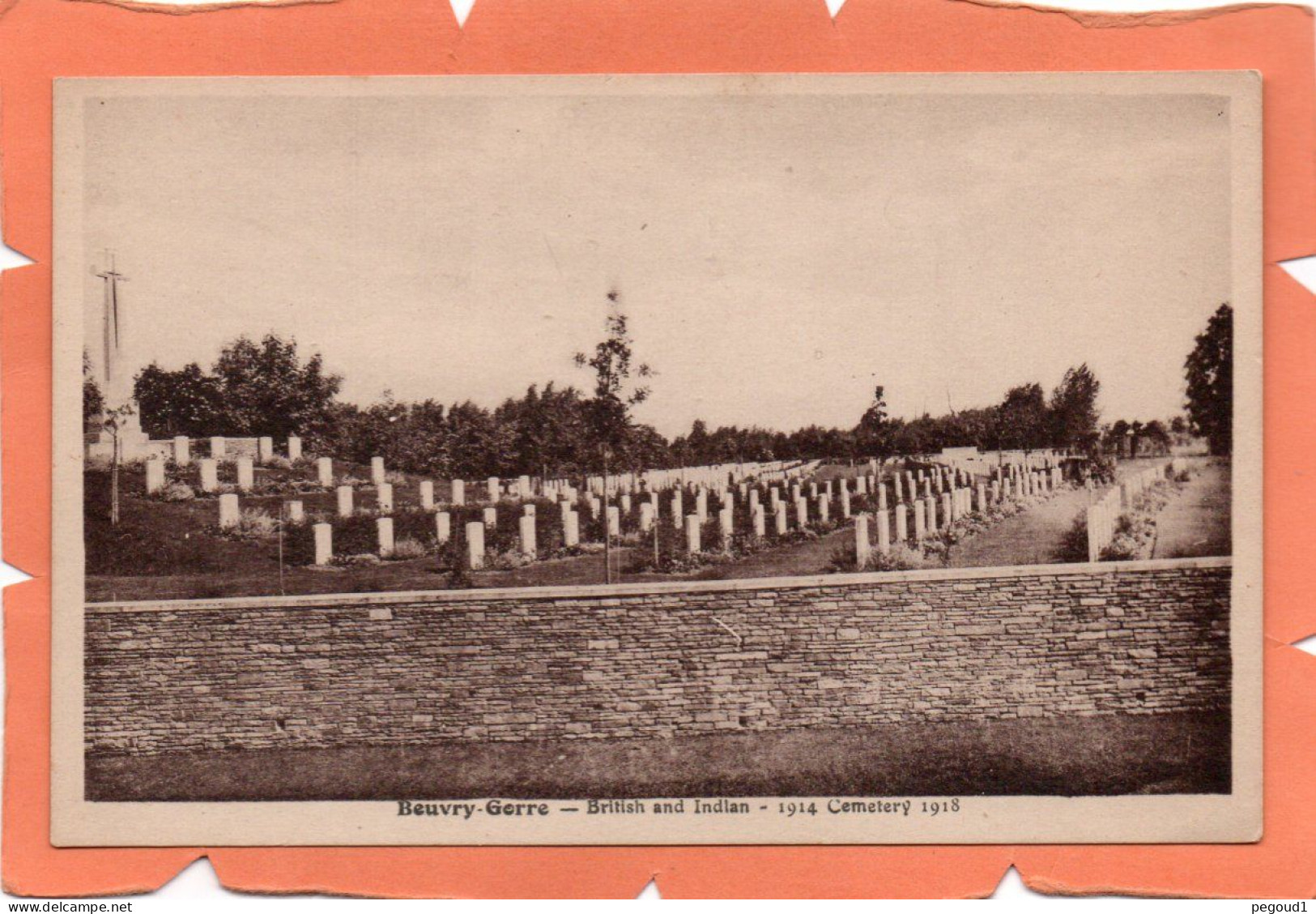 BEUVRY  ( P-de-C )   MILITARIA. CIMETIERE ANGLAIS Et INDIEN De GORRE   Achat Immédiat. - Beuvry