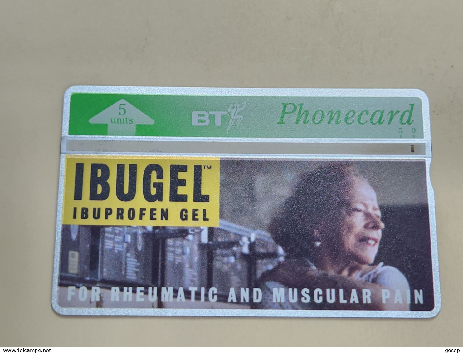 United Kingdom-(btm-011)-IBUGEL-(13)(5units)(345D39885)-price Cataloge Used-12.50£+1card Prepiad Free - BT Medizinische