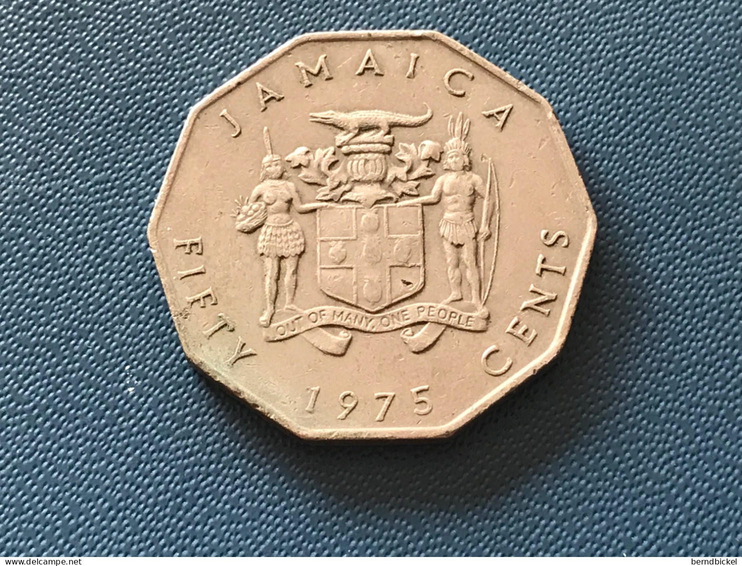 Münze Münzen Umlaufmünze Jamaika 50 Cents 1975 - Jamaica