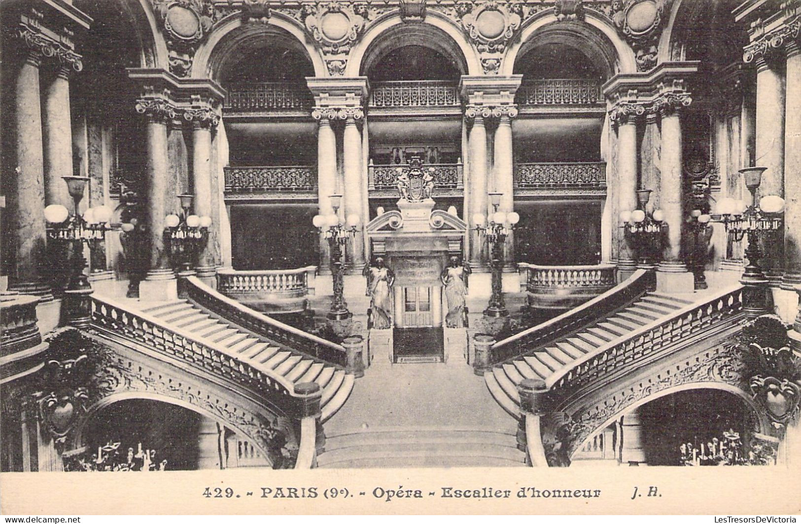 FRANCE - 75 - PARIS - Opéra - Escalier D'Honneur - Carte Postale Ancienne - Autres Monuments, édifices