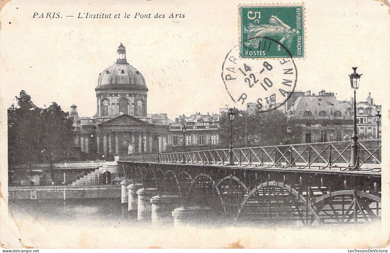 FRANCE - 75 - PARIS - L'institut Et Le Pont Des Arts - Carte Postale Ancienne - Autres Monuments, édifices