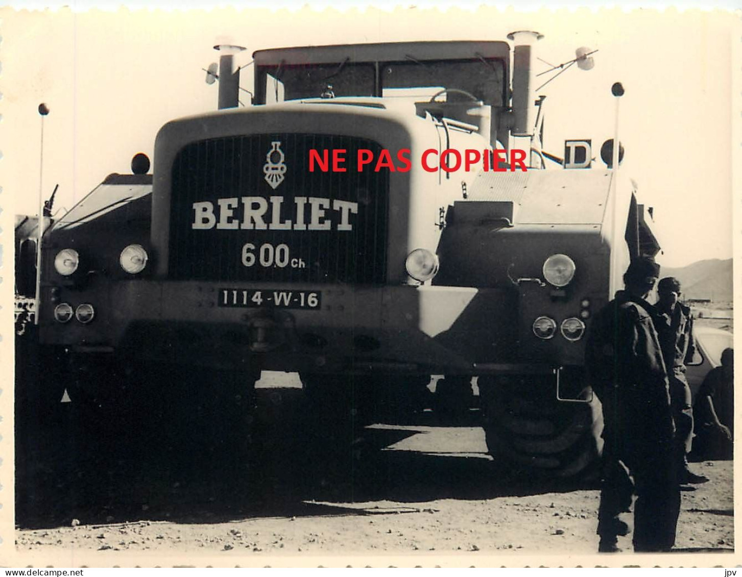 COLOMB BECHAR. LOT De 8 PHOTOS DU BERLIET T100 De 600 CV. - Veicoli