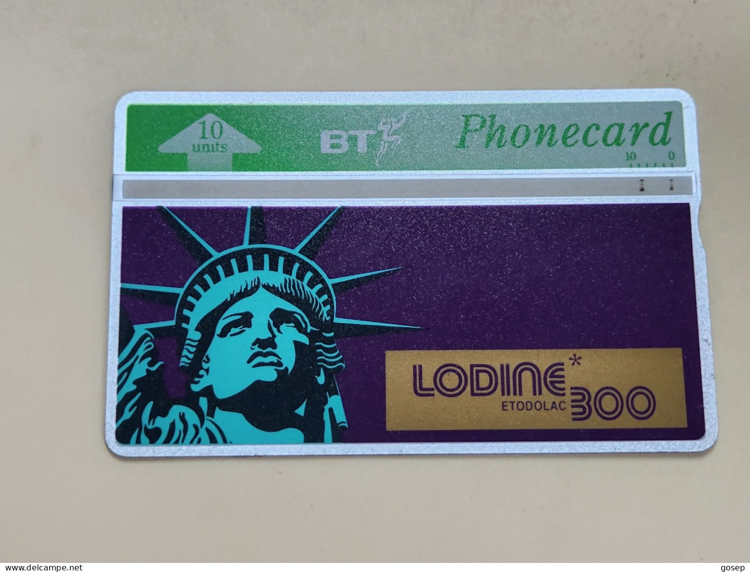 United Kingdom-(btm-014)-LODINE-(23)(10units)(306C70479)-price Cataloge Used-9.00£+1card Prepiad Free - BT Edición Medica