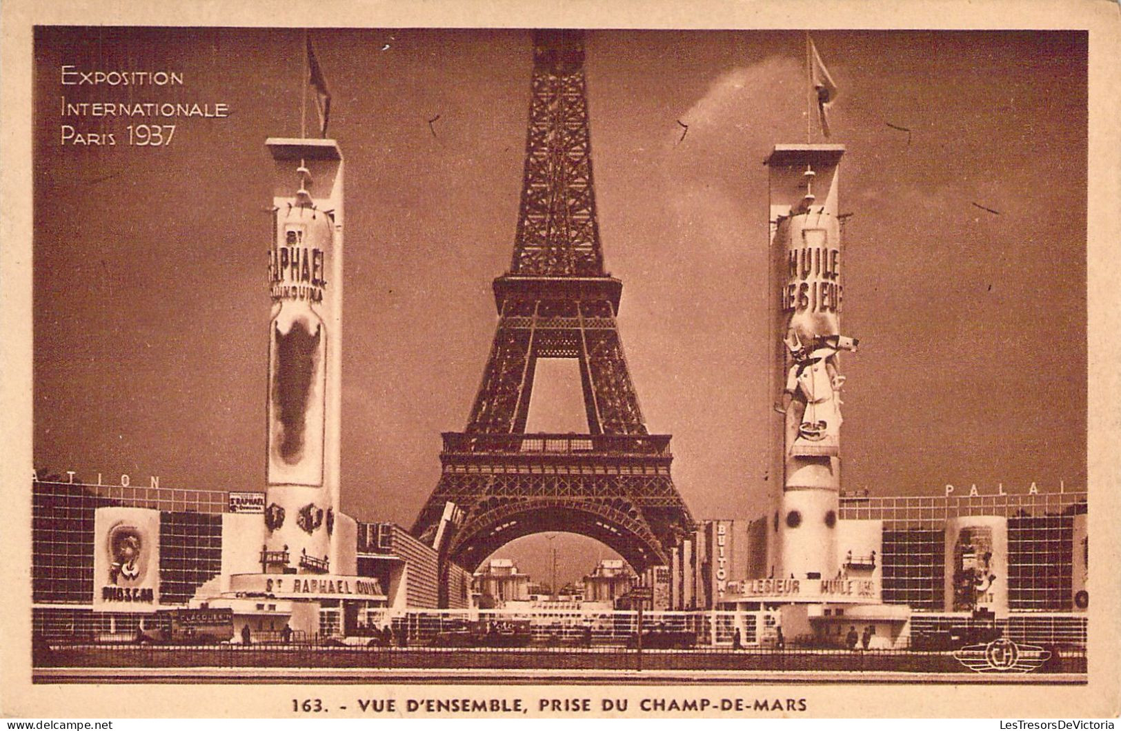 FRANCE - 75 - PARIS - Vue D'ensemble Prise Du Champ De Mars - Exposition Internationale De 1937 - Carte Postale Ancienne - Autres Monuments, édifices