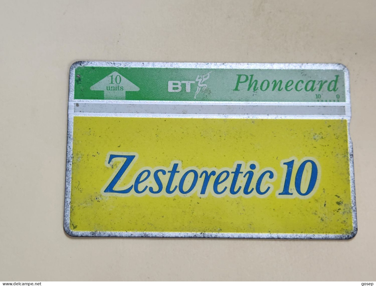 United Kingdom-(btm-015)-ZESTORETIC 10-(24)(10units)(352A09849)-price Cataloge Used-7.00£+1card Prepiad Free - BT Edición Medica