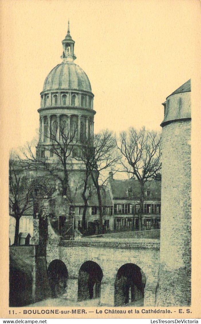 FRANCE - 62 - Boulogne-sur-Mer - Le Château Et La Cathédrale - Carte Postale Ancienne - Boulogne Sur Mer