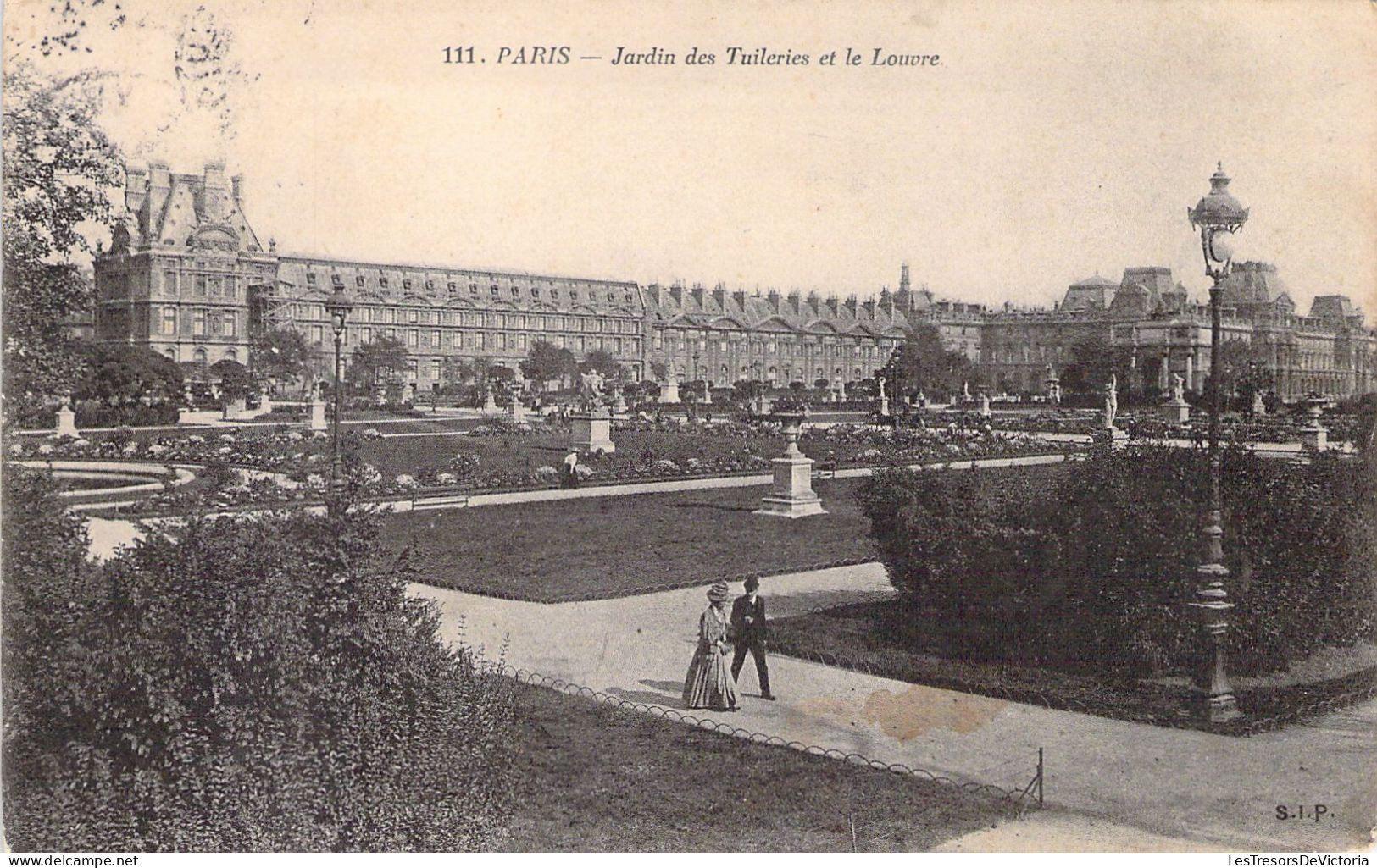 FRANCE - 75 - PARIS - Jardin Des Tuileries Et Le Louvre - Carte Postale Ancienne - Autres Monuments, édifices