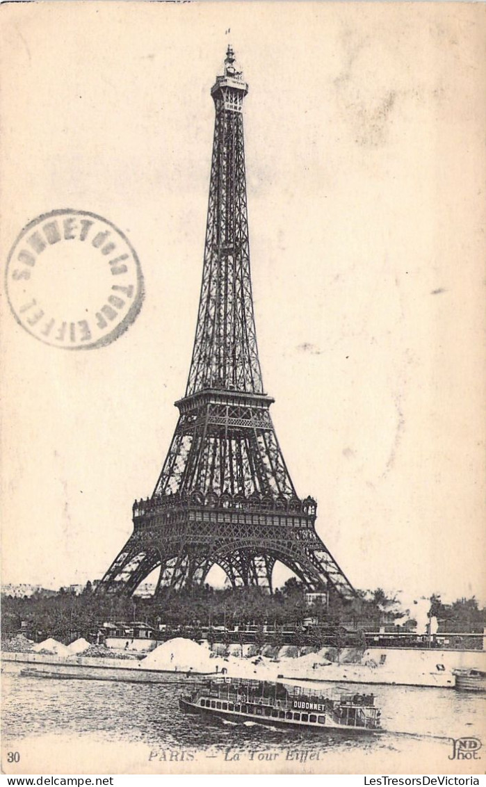 FRANCE - 75 - PARIS - La Tour Eiffel - Carte Postale Ancienne - Sonstige Sehenswürdigkeiten