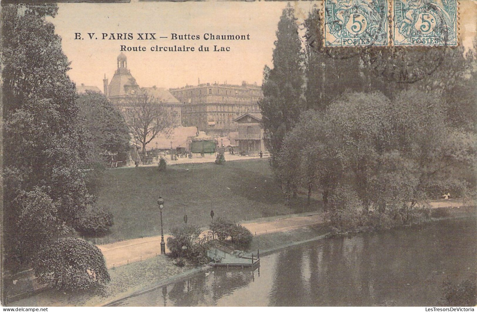 FRANCE - 75 - PARIS - 19è - Buttes Chaumont - Route Circulaire Du Lac - Carte Postale Ancienne - Autres Monuments, édifices