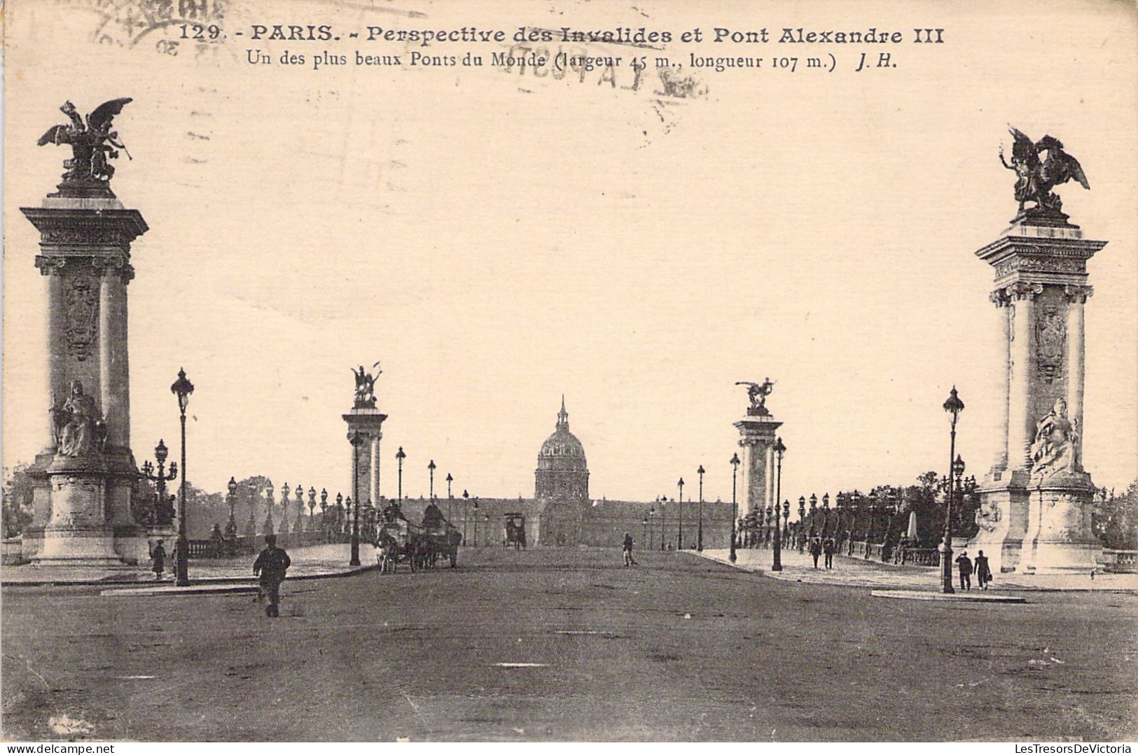 FRANCE - 75 - PARIS - Perspective Des Invalides Et Pont Alexandre III - Carte Postale Ancienne - Other Monuments