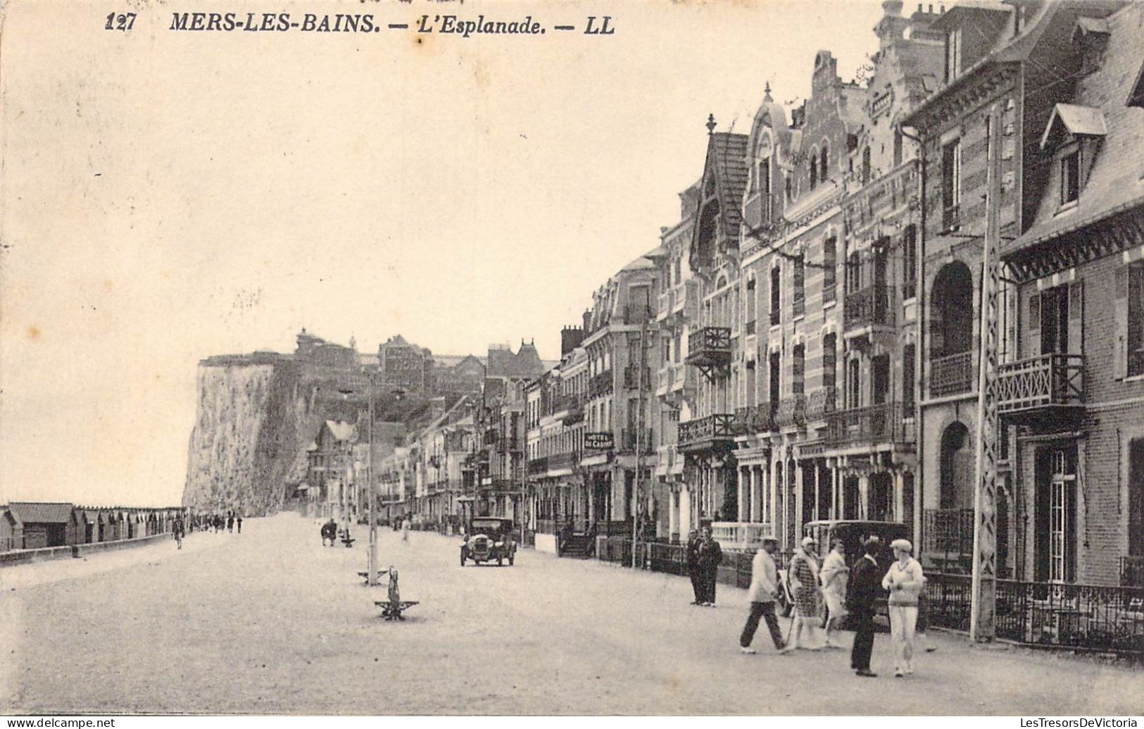 FRANCE - 80 - Mers-les-Bains - L'Esplanade - Carte Postale Ancienne - Mers Les Bains