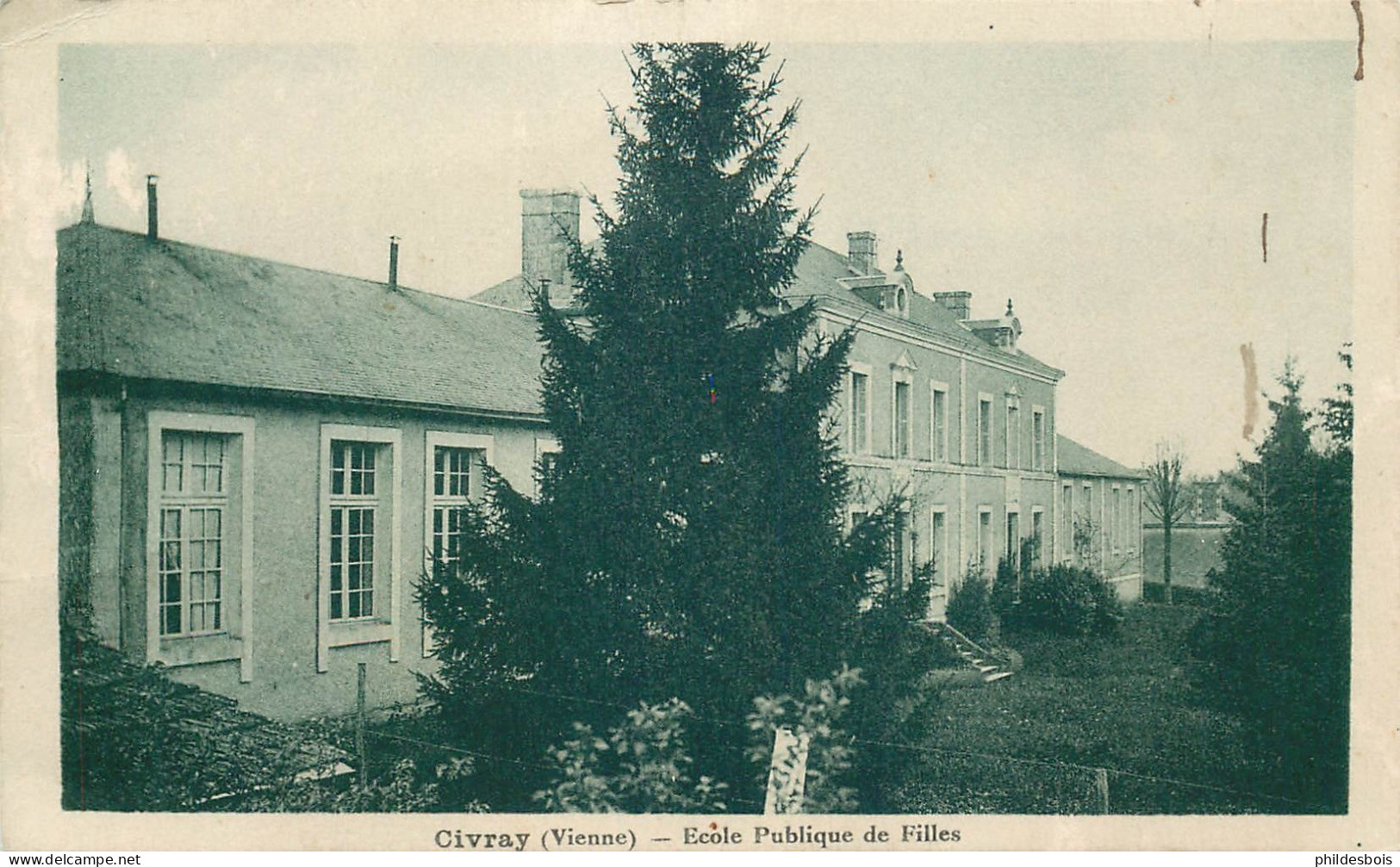 VIENNE  CIVRAY   école Publique De Filles - Civray