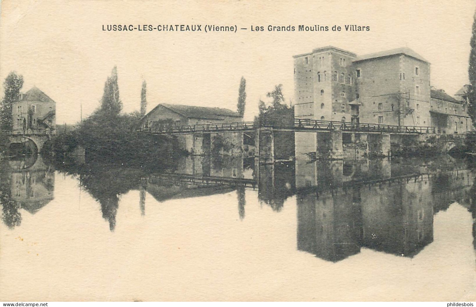 VIENNE  LUSSAC LES CHATEAUX   Les Grands Moulins - Lussac Les Chateaux