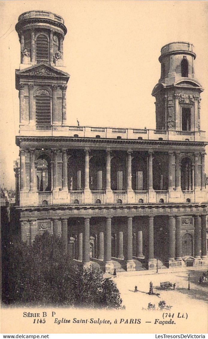 FRANCE - 75 - PARIS - Eglise Saint Sulpice - Carte Postale Ancienne - Other Monuments