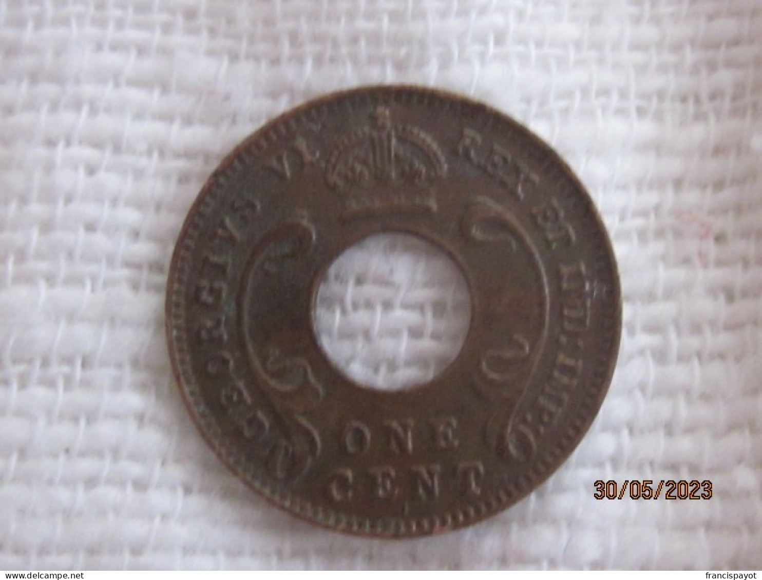 East Africa: 1 Cent 1942 - British Colony