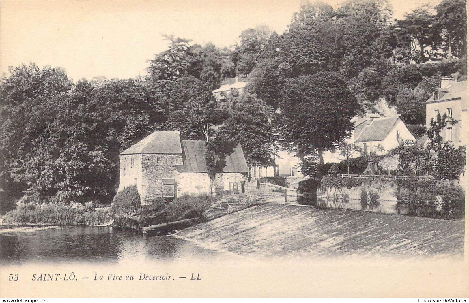 FRANCE - 50 - Saint-Lô - La Vire Au Déversoir - Carte Postale Ancienne - Saint Lo