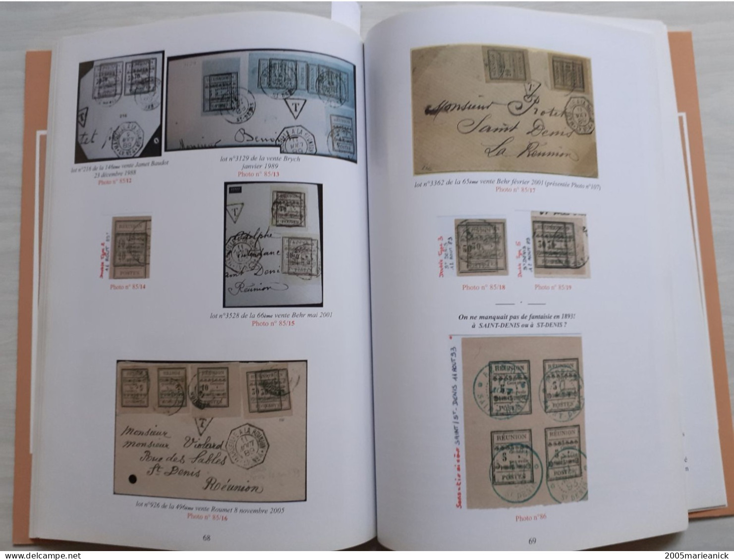 ILE DE LA RÉUNION Tome III. 1889 - LES CHIFFRES-TAXE PROVISOIRES 112 Pages Abondamment Illustrées En Couleur - Autres & Non Classés