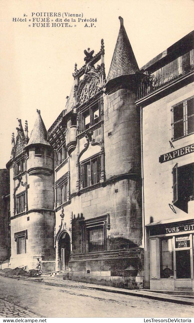 FRANCE - 86 - Poitiers - Hôtel " Fumé " Dit De La Prévôté - Carte Postale Ancienne - Poitiers