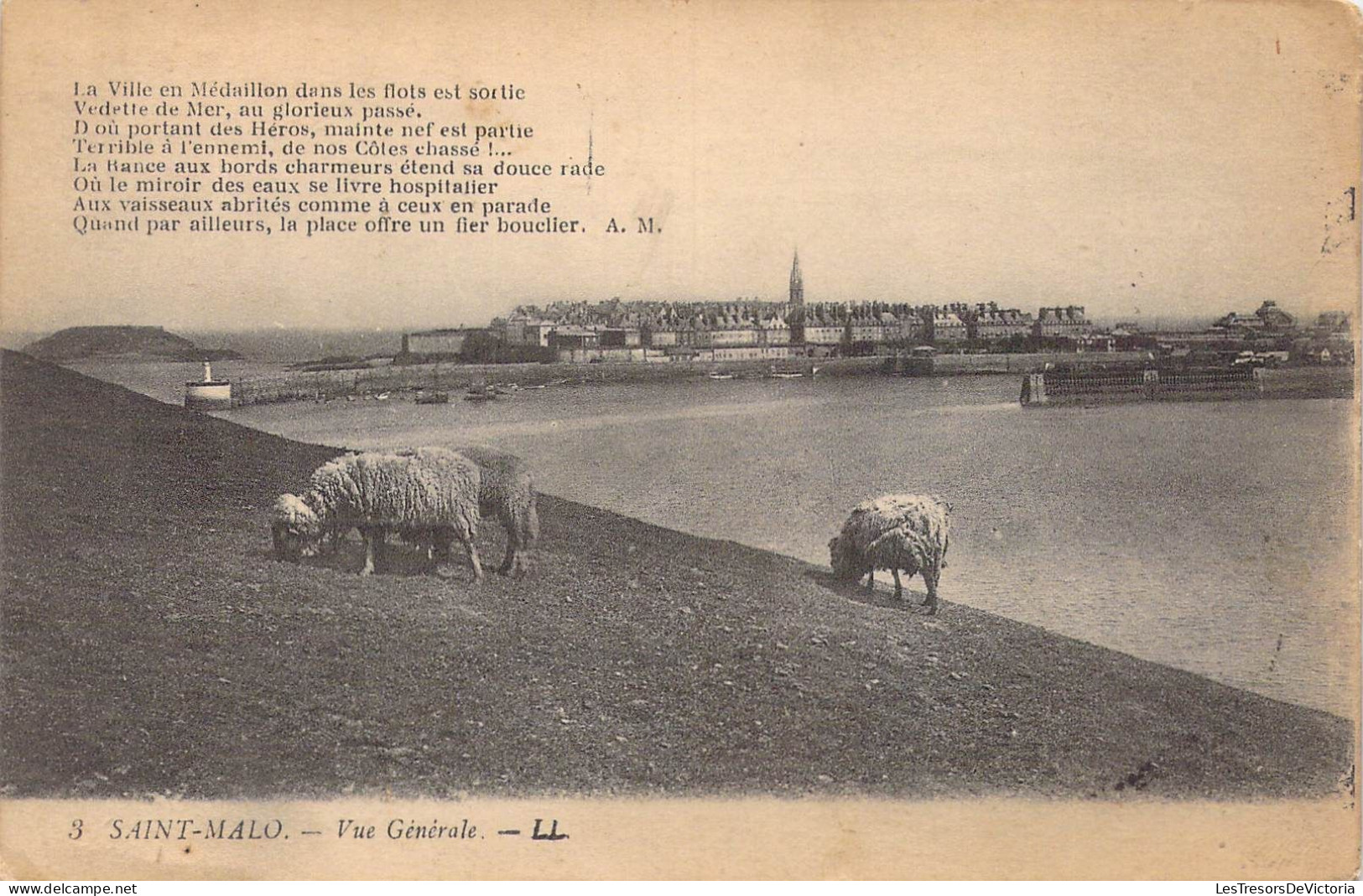 FRANCE - 35 - Saint Malo - Vue Générale - Carte Postale Ancienne - Saint Malo