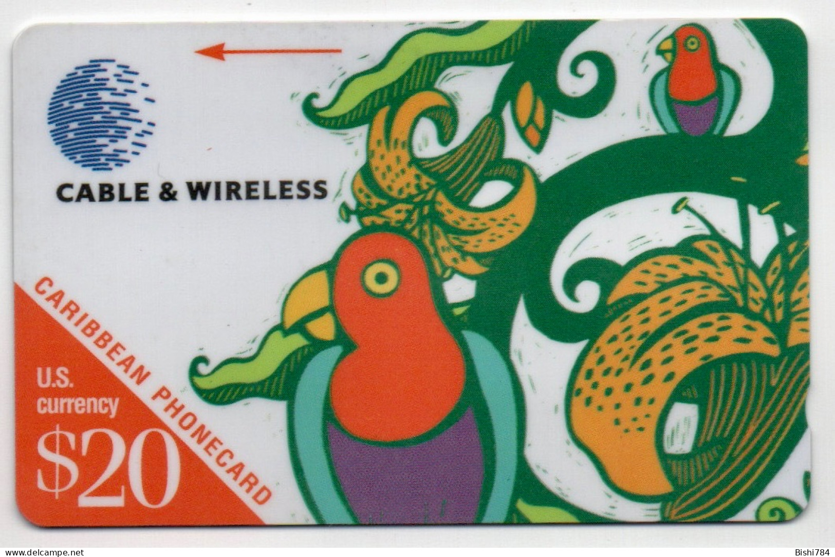 St. Lucia - Parrot (General Card) - 213BCAC - St. Lucia