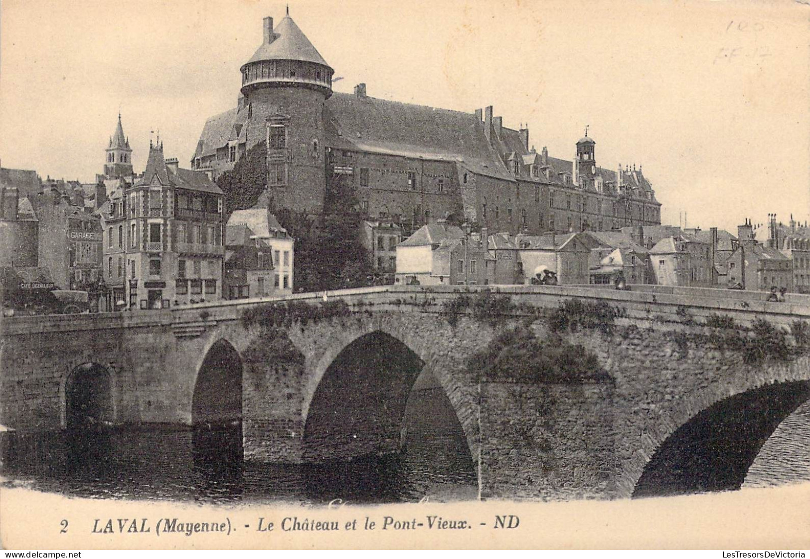 FRANCE - 53 - Laval - Le Château Et Le Pont-Vieux - Carte Postale Ancienne - Laval