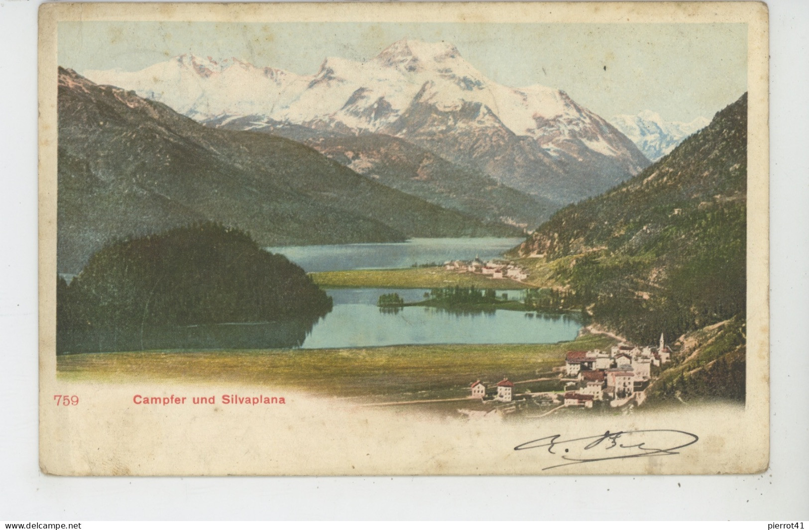 SUISSE - GRISONS - Dampfer Und Silvaplana - Silvaplana