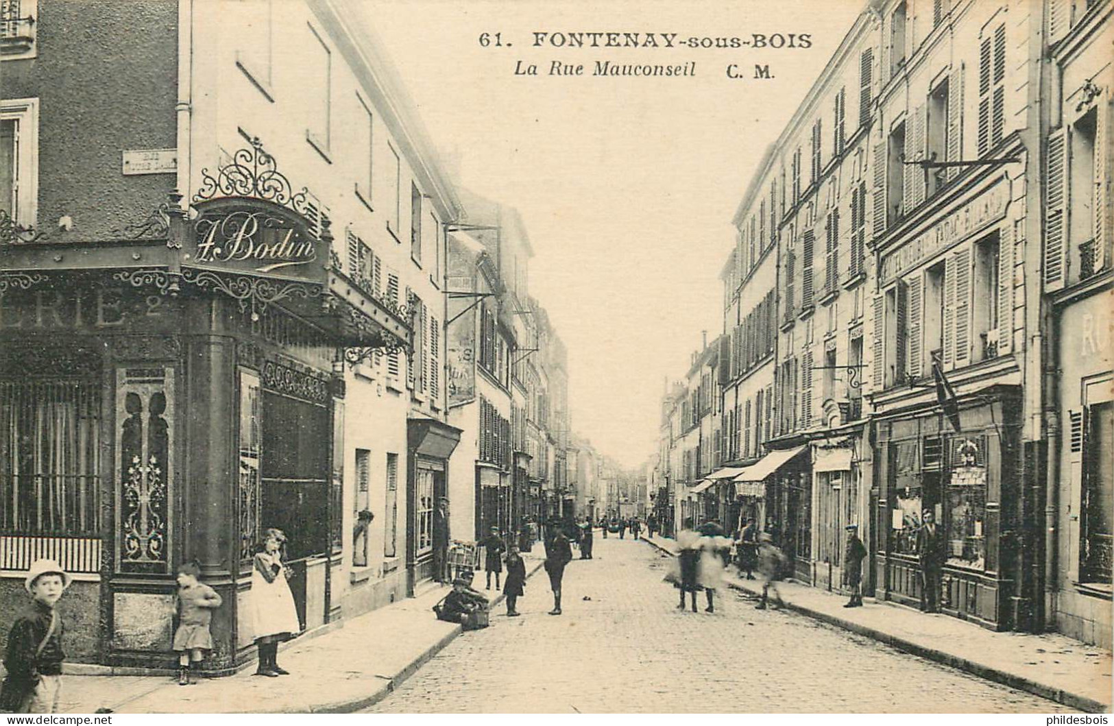 VAL DE MARNE  FONTENAY SOUS BOIS  Rue Mauconseil - Fontenay Sous Bois