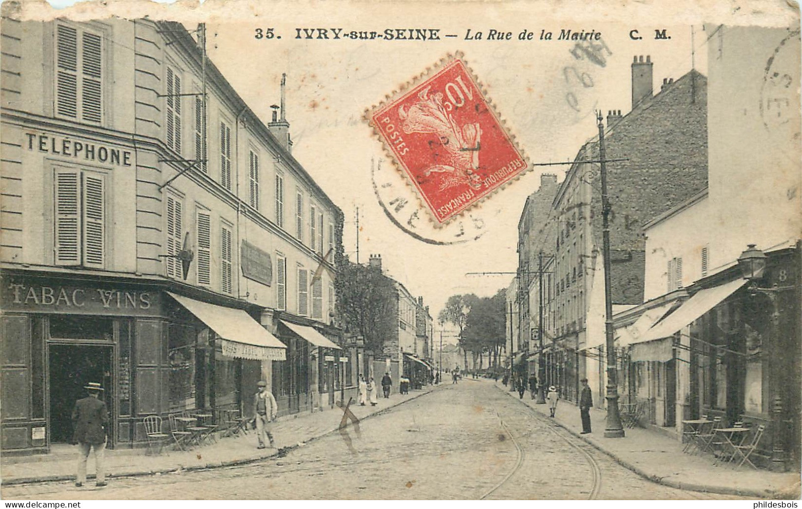 VAL DE MARNE  IVRY SUR SEINE   Rue De La Mairie - Ivry Sur Seine