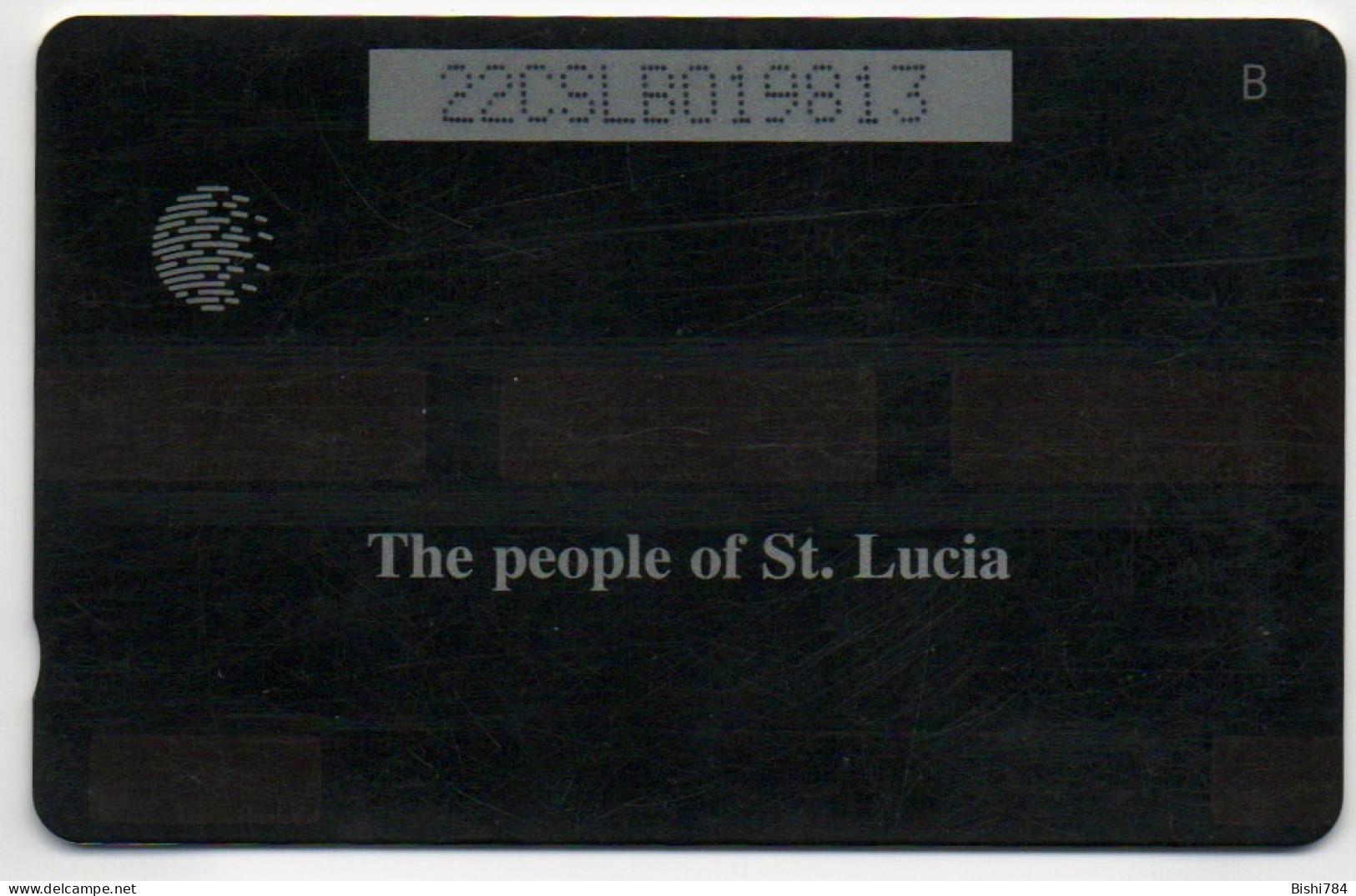 St. Lucia - People Of St. Lucia (Man, Woman & Child) - 22CSLB - Sainte Lucie